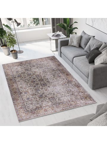 Conceptum Hypnose Katoenen tapijt "Woopamuk335" beige/meerkleurig