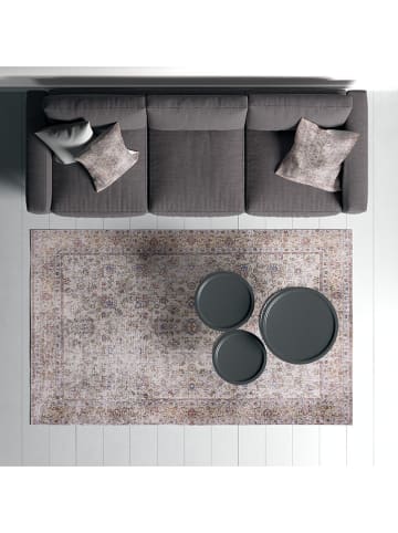 Conceptum Hypnose Baumwoll-Teppich ''Woopamuk335'' in Beige/ Bunt