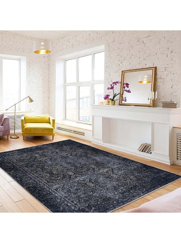 Conceptum Hypnose Dywan bawełniany ''Woopamuk336'' w kolorze granatowym