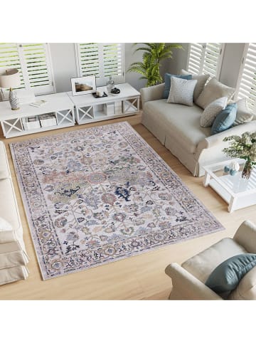 Conceptum Hypnose Baumwoll-Teppich ''Woopamuk340'' in Beige/ Bunt
