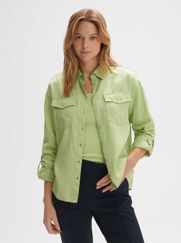 OPUS Blouse "Fappel" groen