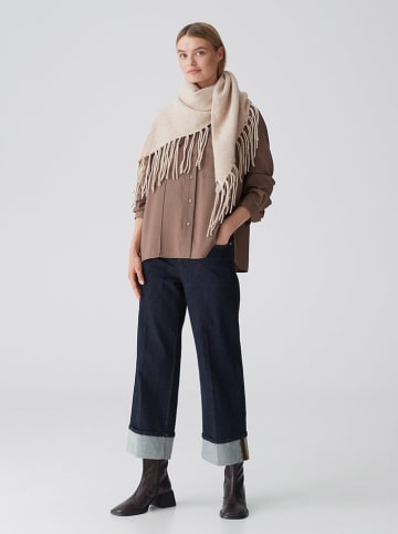 OPUS Sjaal "Awaro" beige - (L)144 x (B)80 cm