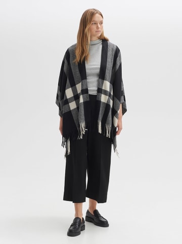 OPUS Cape "Atano"  in Schwarz/ Grau/ Creme
