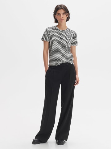 OPUS Shirt "Siwave" wit/zwart