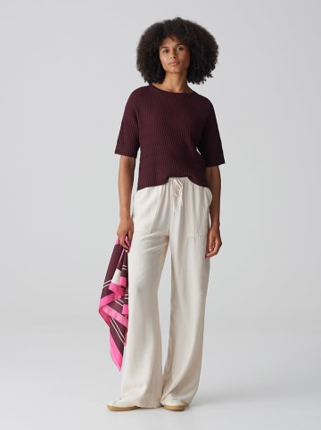 OPUS Strickshirt "Pinu" in Bordeaux
