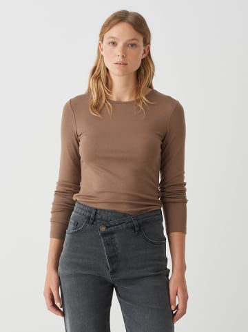 OPUS Shirt lichtbruin