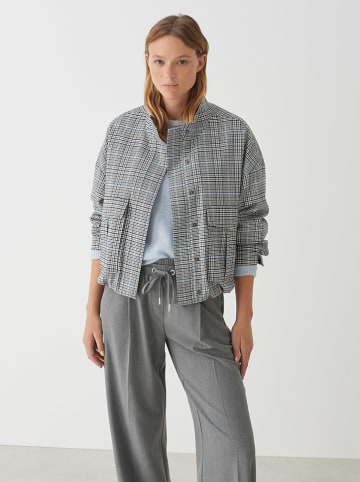 OPUS Übergangsjacke "Hemma" in Hellblau/ Grau