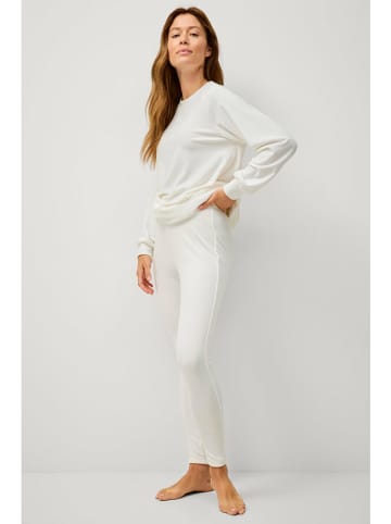 ellos Fluwelen leggings "Kimberly" wit