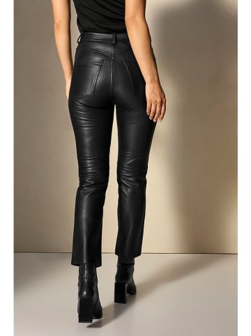 ellos Leren broek "Samantha" zwart