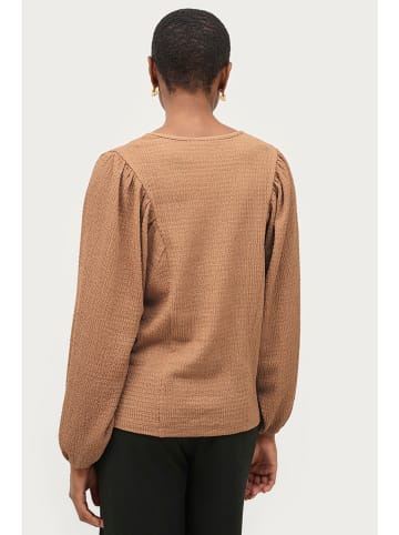 ellos Longsleeve "Ullis" lichtbruin