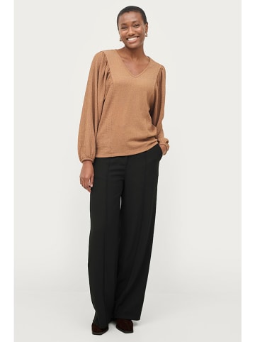 ellos Longsleeve "Ullis" lichtbruin