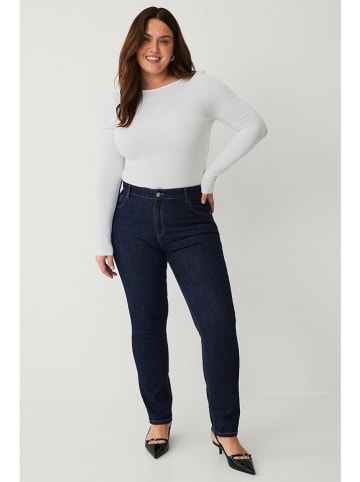 ellos Spijkerbroek "Thea" - comfort fit - donkerblauw