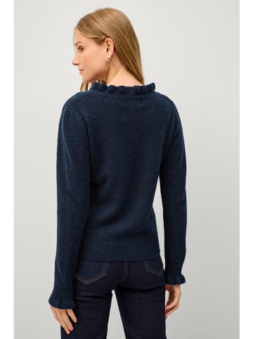 ellos Sweter "Sally" w kolorze granatowym