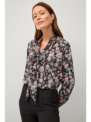ellos Blouse "Olinda" zwart/lichtroze/lichtblauw