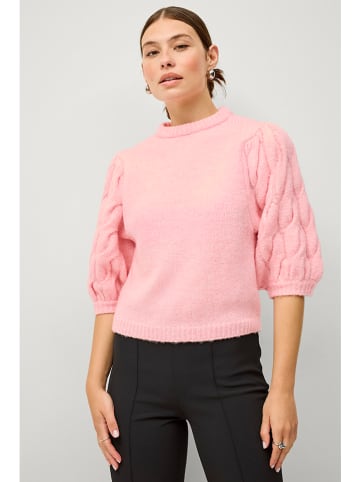 ellos Sweter "Jossi" w kolorze jasnoróżowym