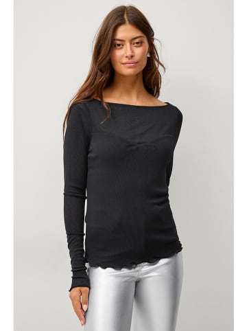 ellos Longsleeve "Signe" in Schwarz
