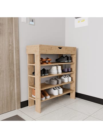 Scandinavia Concept Szafka "Royal" w kolorze jasnobrązowym na buty - 80 x 90 x 30 cm