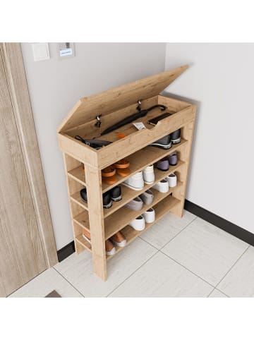 Scandinavia Concept Szafka "Royal" w kolorze jasnobrązowym na buty - 80 x 90 x 30 cm