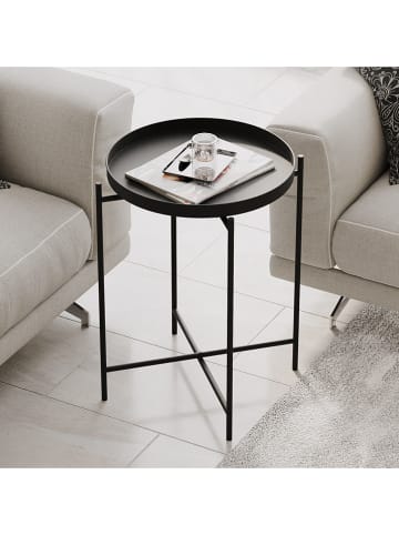 Scandinavia Concept Bijzettafel ''Shb-007'' zwart - (H)56 x Ø 46 cm