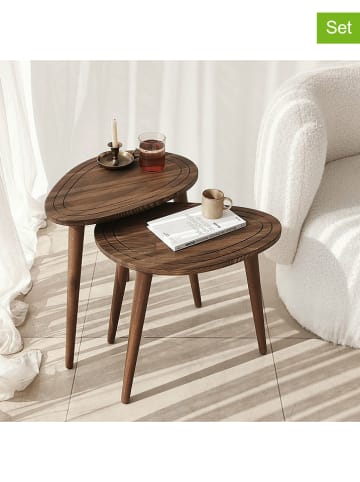 Scandinavia Concept Stoliki (2 szt.) ''Sweet Set'' w kolorze brązowym