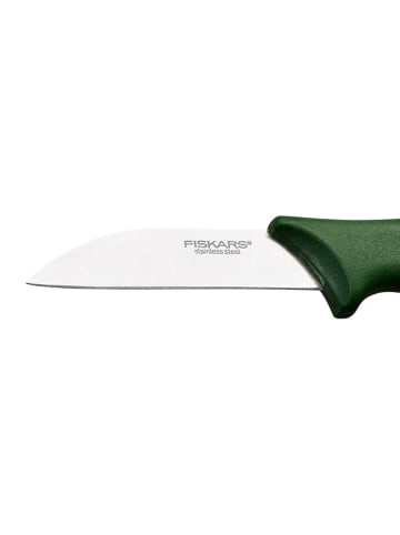 Fiskars Nóż w kolorze zielono-srebrnym do grzybów - dł. 7,5 cm
