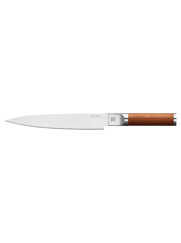 Fiskars Trancheermes "Norden Cooking'' bruin/zilverkleurig - (L)21,1 cm