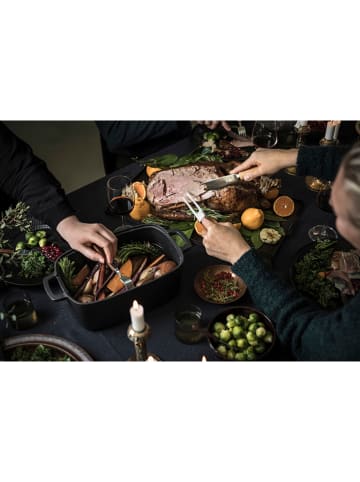 Fiskars Trancheermes "Norden Cooking'' bruin/zilverkleurig - (L)21,1 cm