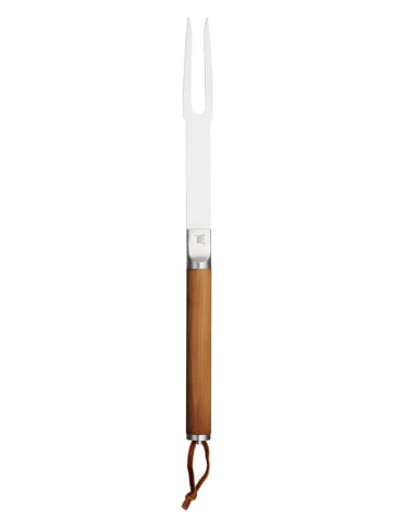 Fiskars Widelec "Norden" w kolorze brązowo-srebrnym do grilla - dł. 44,1 cm