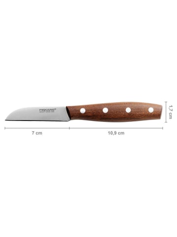 Fiskars Schilmes "Norr" bruin/zilverkleurig - (L)7 cm