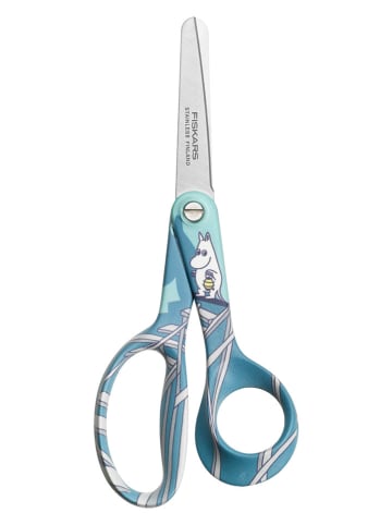 Fiskars Kinderschaar "Moomin Moomin" blauw/zilverkleurig - (L)13 cm