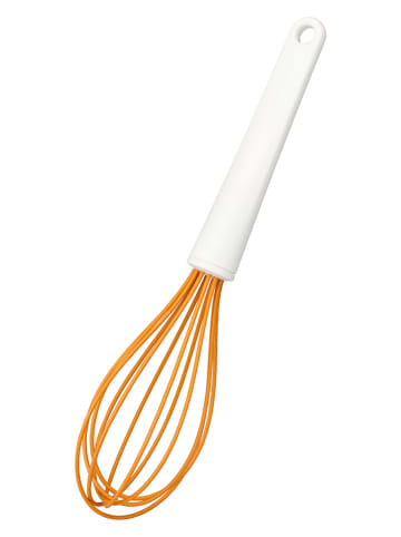 Fiskars Schneebesen ''FunctionalForm'' in Weiß/ Orange - (L)27,8 cm