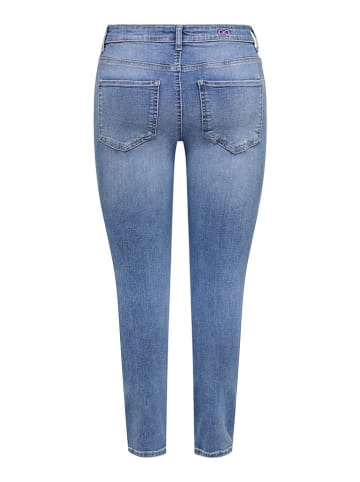 JDY Spijkerbroek "Fina" - skinny fit - blauw