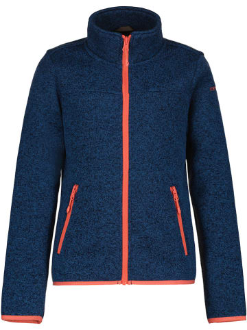 Icepeak Fleecejacke "Lomita" in Dunkelblau/ Orange