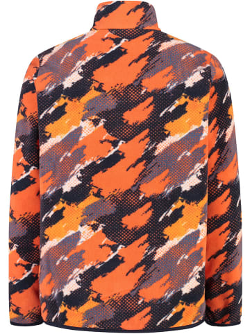 CMP Fleecepullover in Orange/ Hellbraun