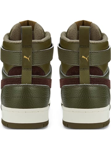 Puma Leder-Sneakers "Rebound Game WTR" in Khaki/ Braun