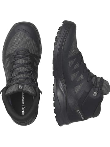 SALOMON Wandelboots "Outrise Mid GORE-TEX" zwart/antraciet