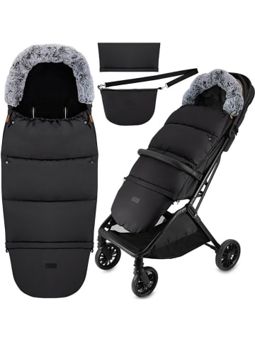MoMi Thermo-Fußsack in Schwarz