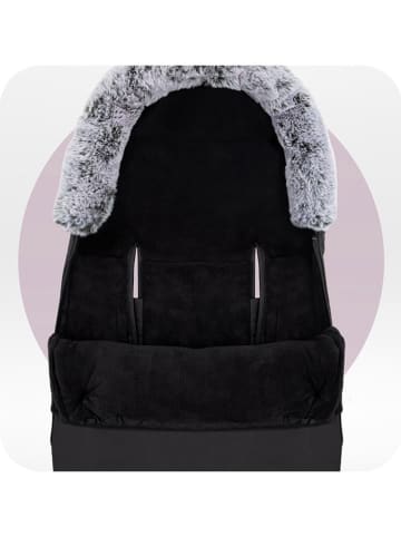 MoMi Thermo-Fußsack in Schwarz