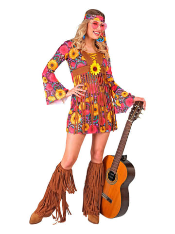 Carnival Party 3-częściowy kostium "Hippie" ze wzorem