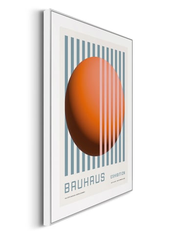 Orangewallz 3er-Set: Gerahmte Kunstdrucke "Bauhaus"