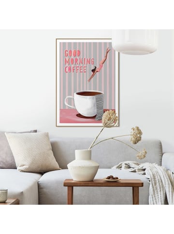 Orangewallz Ingelijste kunstdruk "Good Morning Coffee"