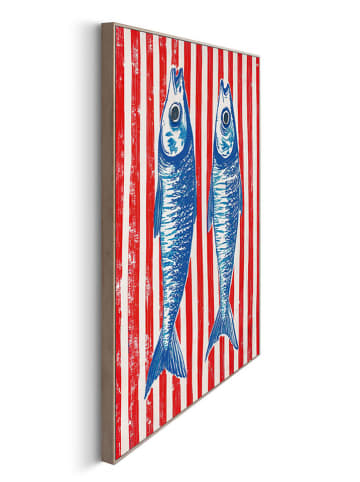 Orangewallz Ingelijste kunstdruk "Sardines"