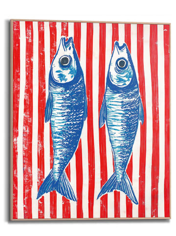 Orangewallz Ingelijste kunstdruk "Sardines"