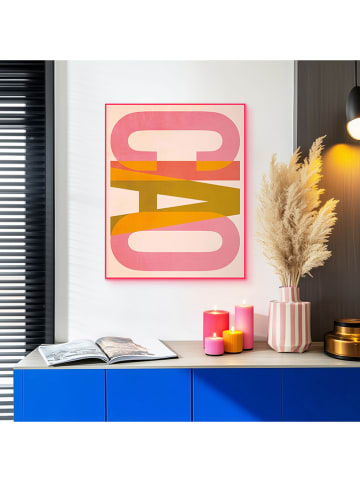 Orangewallz Gerahmter Kunstdruck "Big Ciao"