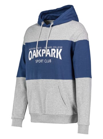 Sublevel Hoodie in Grau/ Blau
