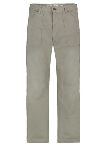 Stitch & Soul Jeans - Comfort Fit - in Grau