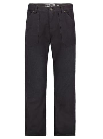 Stitch & Soul Jeans - Comfort Fit - in Anthrazit