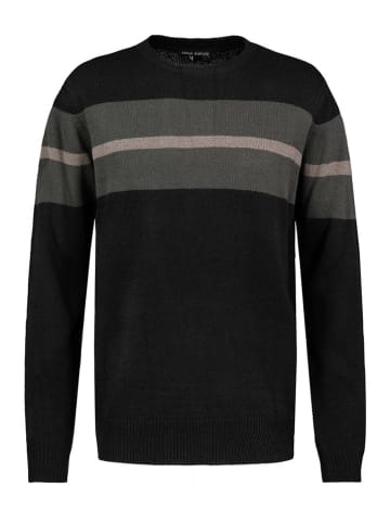 Urban Surface Pullover in Schwarz/ Grau