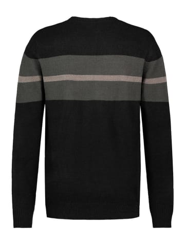 Urban Surface Pullover in Schwarz/ Grau