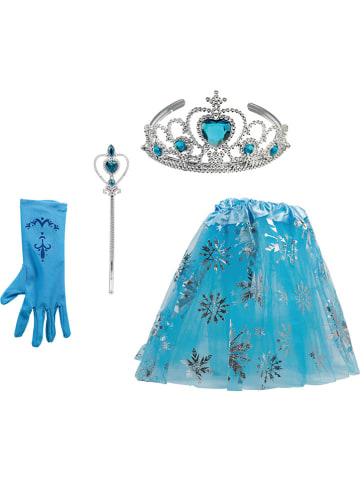 Party x People 5-delig kostuum "Snowflake" blauw